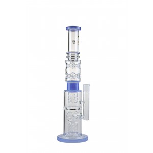 18" High Point Glass Barrel Perc Ice Catcher Water Pipe [DY-202] 
